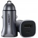 Автозарядка 2xUSB 30W (USB-C + USB-A) CD130 Ugreen