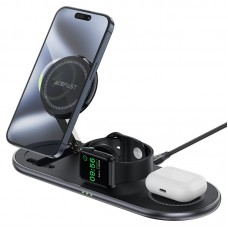 Зарядний пристрій Wireless QI 3in1 15W E19 Qi2 Acefast