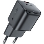 Зарядний пристрій 1xUSB-C 20W Gan A73 mini Fast Charger Black Acefast Зарядний пристрій 1xUSB-C 20W Gan A73 mini Fast Charger Black Acefast