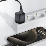 Зарядний пристрій 1xUSB-C 20W Gan A73 mini Fast Charger Black Acefast Зарядний пристрій 1xUSB-C 20W Gan A73 mini Fast Charger Black Acefast