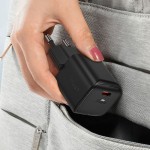 Зарядний пристрій 1xUSB-C 20W Gan A73 mini Fast Charger Black Acefast Зарядний пристрій 1xUSB-C 20W Gan A73 mini Fast Charger Black Acefast
