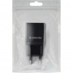 Зарядний пристрій 1xUSB 11W 2.1А EPA-10 чорний пакет Defender Зарядний пристрій 1xUSB 11W 2.1А EPA-10 чорний пакет Defender