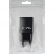 Зарядний пристрій 1xUSB 11W 2.1А EPA-10 чорний пакет Defender