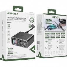 Зарядний пристрій 4xUSB 218W (3xUSB-C+USB-A) Gan Z4 Fast Charger Acefast