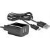 Зарядний пристрій 2xUSB 12W 2.1A UPC-21 +кабель microUSB, чорний Defender