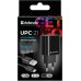 Зарядний пристрій 2xUSB 12W 2.1A UPC-21 +кабель microUSB, чорний Defender
