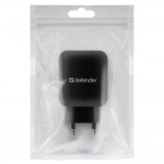 Зарядний пристрій 2xUSB 12W 2.1А EPA-13 чорний Defender Зарядний пристрій 2xUSB 12W 2.1А EPA-13 чорний Defender
