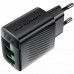 Зарядний пристрій 2xUSB 12W (2xUSB-A) A86 Black Acefast