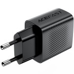 Зарядний пристрій 2xUSB 12W (2xUSB-A) A86 Black Acefast Зарядний пристрій 2xUSB 12W (2xUSB-A) A86 Black Acefast