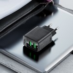 Зарядний пристрій 2xUSB 12W (2xUSB-A) A86 Black Acefast Зарядний пристрій 2xUSB 12W (2xUSB-A) A86 Black Acefast
