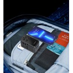 Зарядний пристрій 4xUSB 100W PD (2хUSB-C+2хUSB-A) TRAVEL Universal сharger diamond чорний Choe Зарядний пристрій 4xUSB 100W PD (2хUSB-C+2хUSB-A) TRAVEL Universal сharger diamond чорний Choe