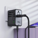 Зарядний пристрій 5xUSB 75W (3xUSB-C+2xUSB-A) Gan Z1 Travel Fast Charger Acefast Зарядний пристрій 5xUSB 75W (3xUSB-C+2xUSB-A) Gan Z1 Travel Fast Charger Acefast