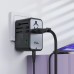 Зарядний пристрій 5xUSB 75W (3xUSB-C+2xUSB-A) Gan Z1 Travel Fast Charger Acefast