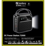 УМБ Sandberg 72000mAh 268W, DC9,6–12,6v, 2xUSB-A, 2xUSB-C 100w In/Out, LMFP, ліхтарик 6Вт УМБ Sandberg 72000mAh 268W, DC9,6–12,6v, 2xUSB-A, 2xUSB-C 100w In/Out, LMFP, ліхтарик 6Вт