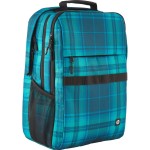 Рюкзак для ноутбука HP 16.1" Campus Tartan Plaid, блакитний