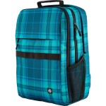 Рюкзак для ноутбука HP 16.1" Campus Tartan Plaid, блакитний