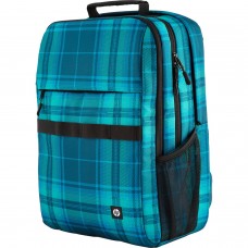 Рюкзак для ноутбука HP 16.1" Campus Tartan Plaid, блакитний