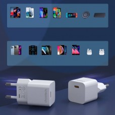 Зарядний пристрій 1xUSB-С 20W PD білий Choetech