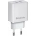 Зарядний пристрій 2xUSB 16W 2.1A UPA-22 білий Defender