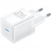 Зарядний пристрій 1xUSB-C 20W GaN + USB-C cable М-М  White Vention