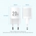 Зарядний пристрій 1xUSB-C 20W GaN + USB-C cable М-М  White Vention