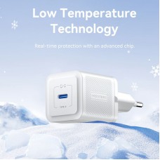 Зарядний пристрій 1xUSB-C 20W GaN + USB-C cable М-М  White Vention