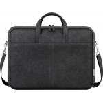 Сумка для ноутбука 15.6'' Defender PU шкіра, кишеня, чорна