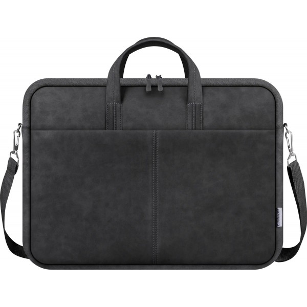 Сумка для ноутбука 15.6'' Defender PU шкіра, кишеня, чорна