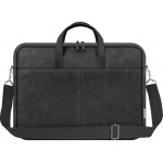 Сумка для ноутбука 15.6'' Defender PU шкіра, кишеня, чорна