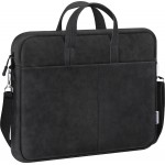 Сумка для ноутбука 15.6'' Defender PU шкіра, кишеня, чорна