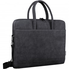 Сумка для ноутбука 15.6'' Defender Trendy з кишенею, шкіра, чорна