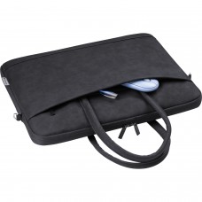 Сумка для ноутбука 15.6'' Defender Trendy з кишенею, шкіра, чорна