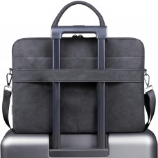 Сумка для ноутбука 15.6'' Defender Trendy з кишенею, шкіра, чорна