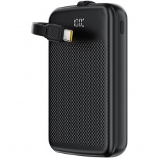 УМБ Acefast 10000mAh 22.5W PD,QC3.0 2xUSB-C,USB-A, with build Type-C cable, M13 Black