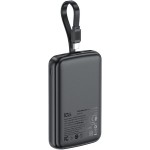 УМБ Acefast 10000mAh 22.5W PD,QC3.0 2xUSB-C,USB-A, with build Type-C cable, M13 Black
