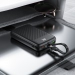 УМБ Acefast 10000mAh 22.5W PD,QC3.0 2xUSB-C,USB-A, with build Type-C cable, M13 Black