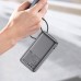 УМБ Acefast 10000mAh 30W PD USB-A,USB-C In/Out, with built-in USB-C cable M7 Black