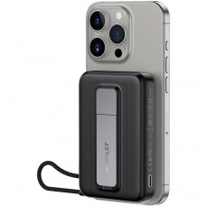 УМБ Acefast Magnetic Wireless 10000mAh 22.5W PD,QC 3.0 USB-C In/Out, QI 15W  M24 Metal Gray