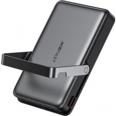 УМБ Acefast Magnetic Wireless 10000mAh 22.5W PD,QC 3.0 USB-C In/Out, QI 15W, with holder M17 Black