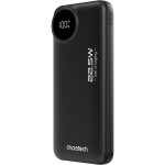УМБ Choetech 10000mAh 22,5W PD QC3.0 2xUSB-A, USB-C чорна