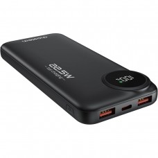 УМБ Choetech 10000mAh 22,5W PD QC3.0 2xUSB-A, USB-C чорна