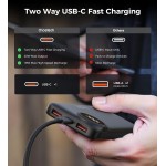 УМБ Choetech 10000mAh 22,5W PD QC3.0 2xUSB-A, USB-C чорна