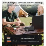 УМБ Choetech 10000mAh 22,5W PD QC3.0 2xUSB-A, USB-C чорна