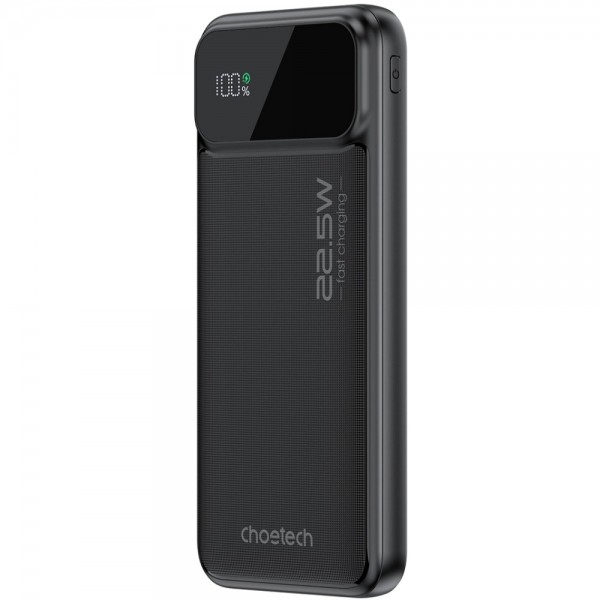 УМБ Choetech 10000mAh 22.5W PD,QC3.0 2USB-A+USB-C Black
