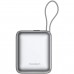 УМБ Choetech 10000mAh 35W PD3.0 USB-C In/Out, LED Display, with buid-in type-C cabel сіра