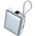 УМБ Choetech 10000mAh 35W PD3.0 USB-C In/Out, with buid-in type-C cabel голуба УМБ Choetech 10000mAh 35W PD3.0 USB-C In/Out, with buid-in type-C cabel голуба