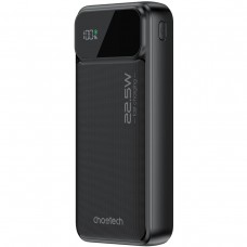 УМБ Choetech 20000mAh 22.5W PD,QC3.0 2USB-A+USB-C In/Out Black