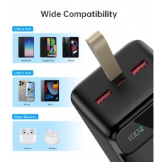 УМБ Choetech 40000mAh, 22,5W PD QC3.0, USB-C In/out, 2xUSB-A Li-pol чорна УМБ Choetech 40000mAh, 22,5W PD QC3.0, USB-C In/out, 2xUSB-A Li-pol чорна