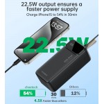 УМБ Choetech 40000mAh, 22,5W PD QC3.0, USB-C In/out, 2xUSB-A Li-pol чорна УМБ Choetech 40000mAh, 22,5W PD QC3.0, USB-C In/out, 2xUSB-A Li-pol чорна