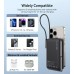 УМБ Choetech Magnetic Wireless 10000mAh 20W PD USB-C In/Out,Qi-15W,build-in cabel  Black